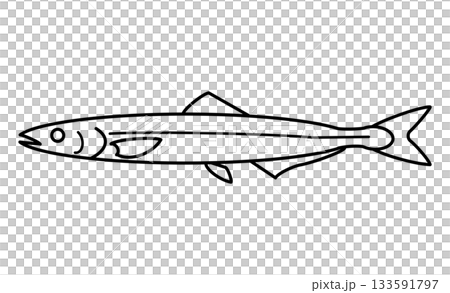 Autumn taste, saury illustration icon material Autumn taste, saury illustration icon material 133591797