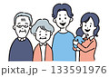 家族イラスト 133591976