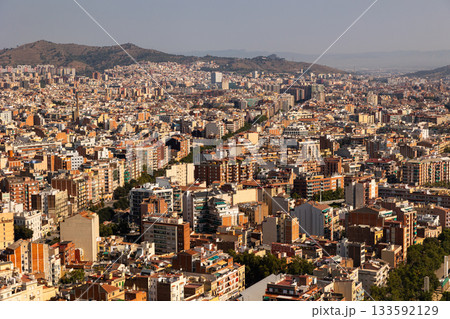 View from the Tower of Glory of Barcelona, Spain View from the Tower of Glory of Barcelona, Spain 133592129