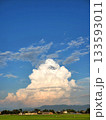 夏の空　入道雲 133593011
