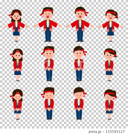 大売り出しセールの販売スタッフセット 大売り出しセールの販売スタッフセット 133593127