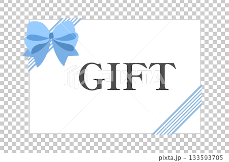 Gift card ribbon bow light blue white background vector png 133593705