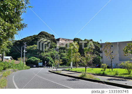 山口県 長門国「櫛崎城跡」石垣と曲輪 山口県 長門国「櫛崎城跡」石垣と曲輪 133593745