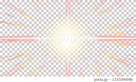 集中線 集中線 133594096