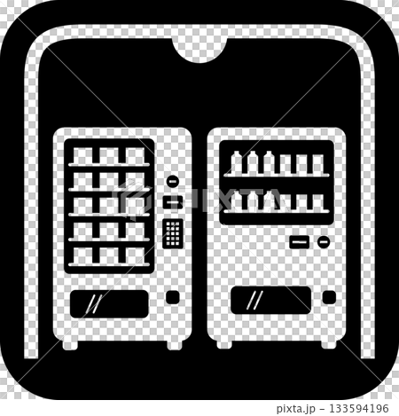 自販機コーナーを案内する標識 自販機コーナーを案内する標識 133594196
