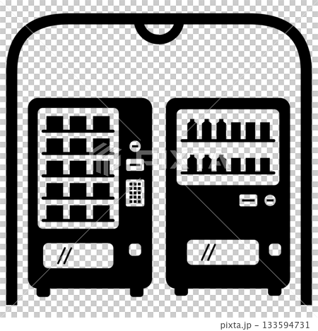 自販機コーナーを案内する標識 133594731