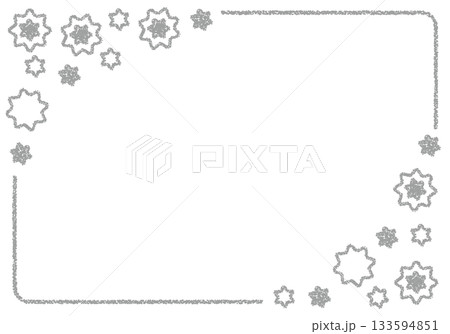 手描きのクレヨン素材 背景 ウイルスイメージのフレーム 手描きのクレヨン素材 背景 ウイルスイメージのフレーム 133594851