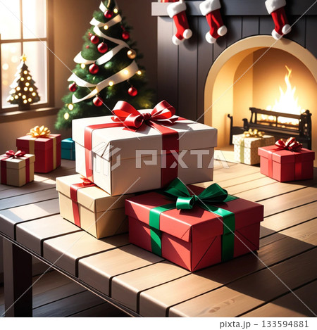 クリスマスのプレゼントがある部屋 クリスマスのプレゼントがある部屋 133594881
