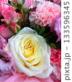 Bouquet of different beautiful flowers 133596345