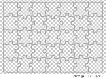 Hand-drawn crayon background puzzle 133596958