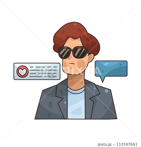 illustration of  Influencer 133597691