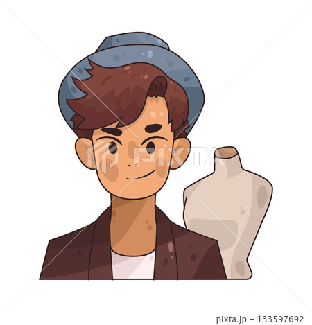 illustration of Fashion Designer 133597692