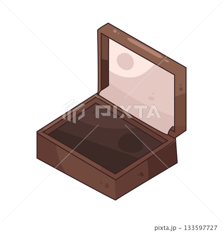 illustration of medal case  133597727