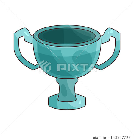 illustration of glass trophy illustration of glass trophy 133597728