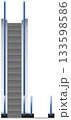 エスカレーター(正面図) 133598586