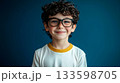 little boy with glasses and eyeglasses 133598705