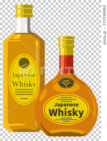 瓶裝日本威士忌插圖 瓶裝日本威士忌插圖 133598962