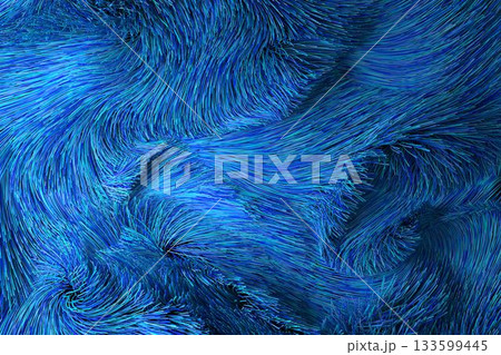 Close up of blue fiber optic 133599445