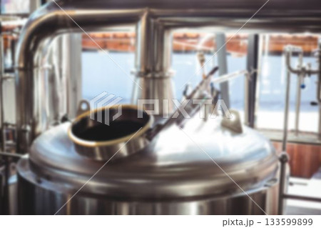 Open distillery storage tank at beer factory Open distillery storage tank at beer factory 133599899