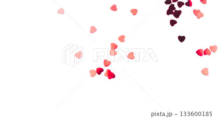 White background with red hearts. Valentine's day concept. White background with red hearts. Valentine's day concept. 133600185