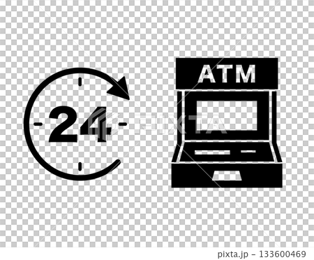 ATM アイコン 133600469