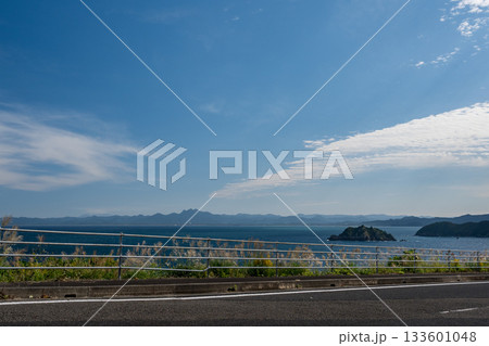 鹿児島枕崎の海岸線 133601048