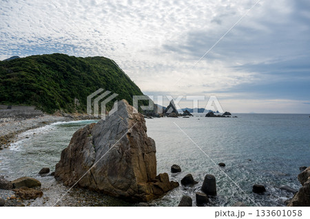 鹿児島枕崎の海岸線 鹿児島枕崎の海岸線 133601058