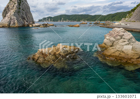 鹿児島枕崎の海岸線 133601071