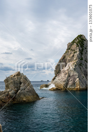 鹿児島枕崎の海岸線 133601075
