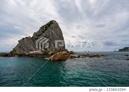 鹿児島枕崎の海岸線 133601094