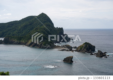 鹿児島枕崎の海岸線 鹿児島枕崎の海岸線 133601113