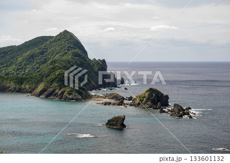 鹿児島枕崎の海岸線 133601132