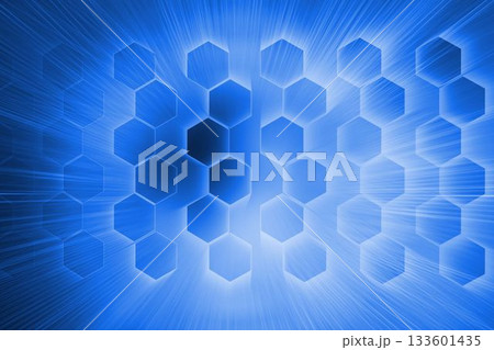 Hexagons on blue background Hexagons on blue background 133601435