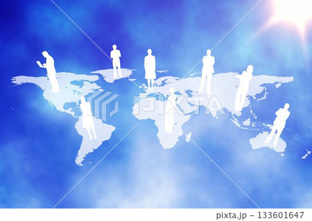 Global connection background 133601647