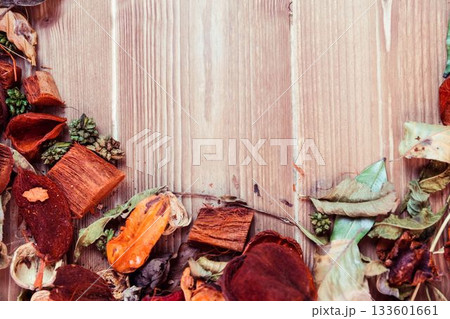Thanksgiving decoration on table Thanksgiving decoration on table 133601661