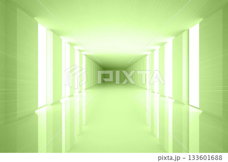 Bright green room with windows Bright green room with windows 133601688