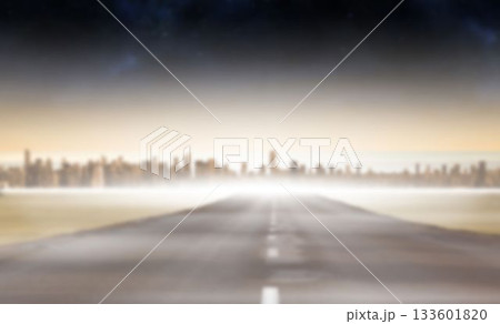 Landscape of a beach and a woman Landscape of a beach and a woman 133601820