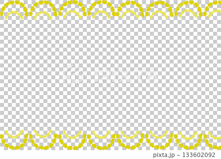 由黃色心形組成的半圓形框架 133602092