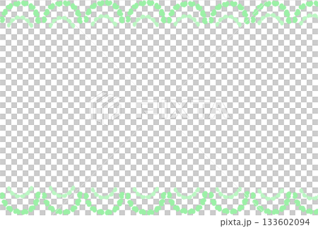 A semicircular frame of pale green hearts A semicircular frame of pale green hearts 133602094