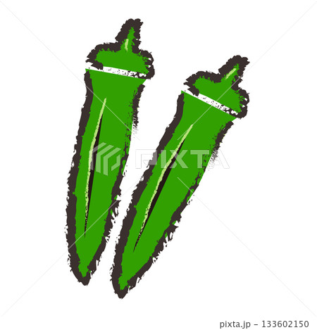 オクラのイラスト 133602150