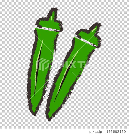 オクラのイラスト 133602150