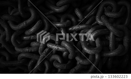 Chain texture background with copy space Chain texture background with copy space 133602223