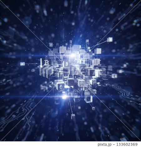 ブロックチェーンのイメージ 133602369