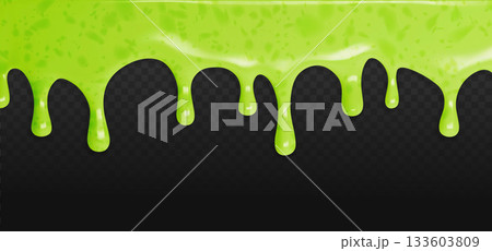 Halloween green slime border Halloween green slime border 133603809