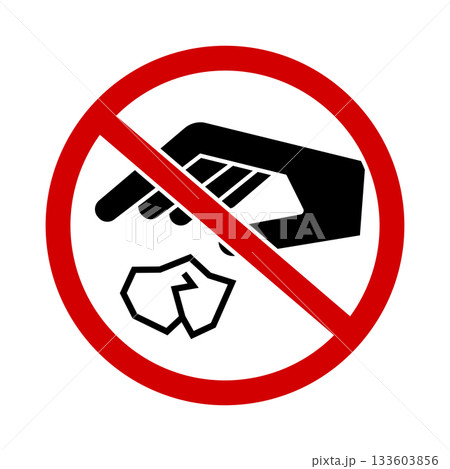 ポイ捨て 禁止 133603856
