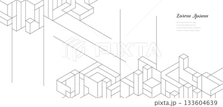 幾何学 抽象 建築 テクノロジー ビジネス 背景 133604639
