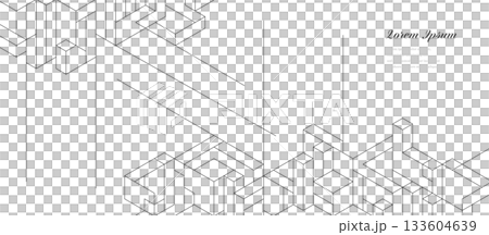 幾何抽象建築科技商業背景 133604639