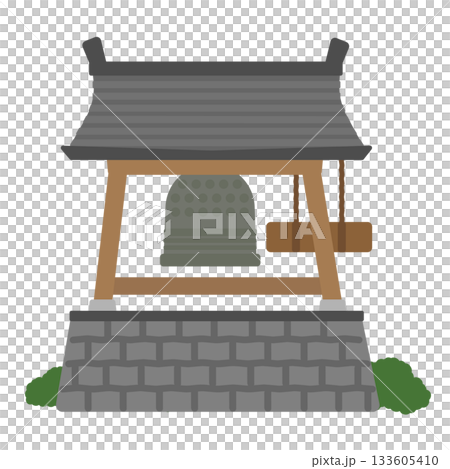 除夜の鐘 イラスト 除夜の鐘 イラスト 133605410