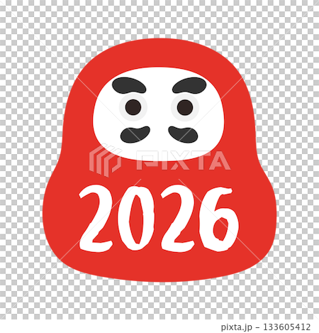 Daruma 2026 illustration 133605412