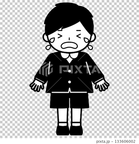 A boy who is crying 133606002